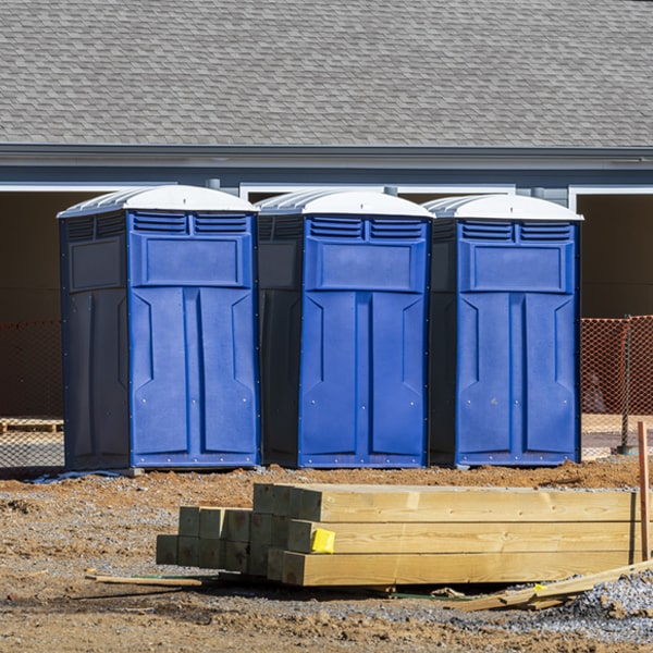 are there different sizes of porta potties available for rent in Wolflake IN